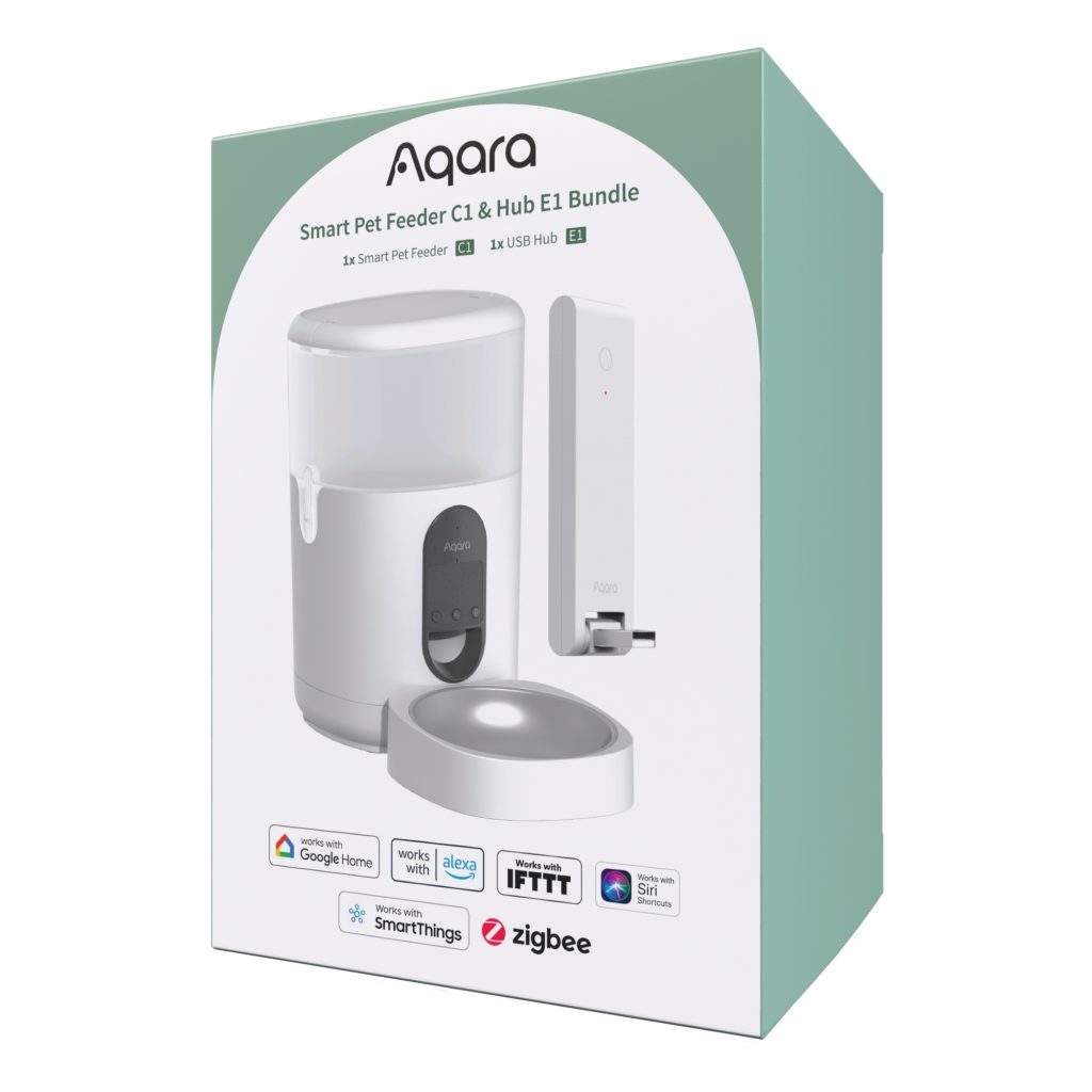 Aqara Smart Pet Feeder C1 & Hub E1 Bundle