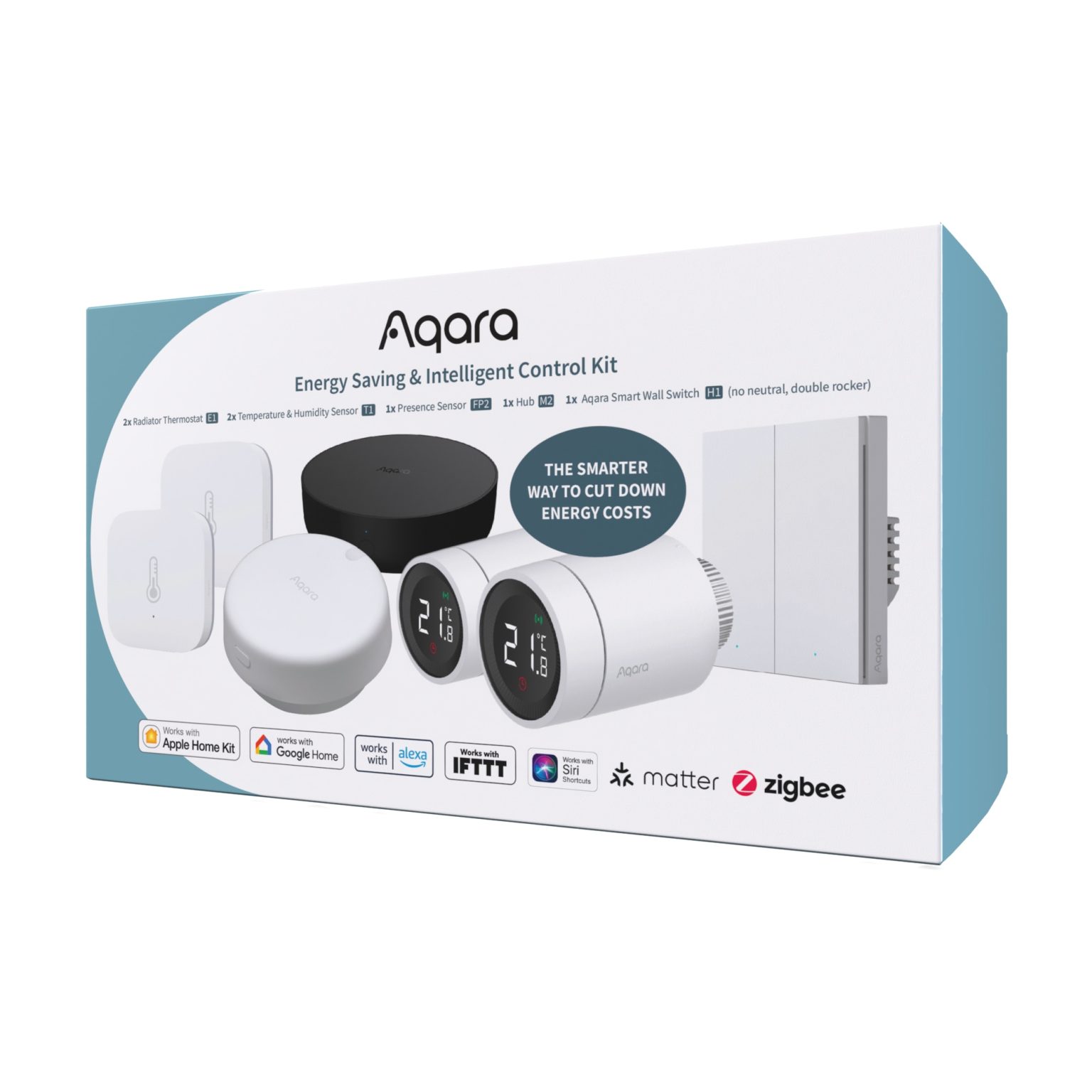 Aqara Wireless Remote Switch H1 (Double Rocker) - Aqara UK Shop