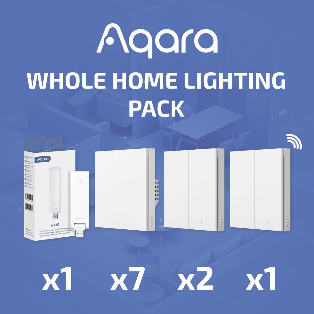 View of Aqara Whole Home Smart Lighting Kit - Aqara UK Shop