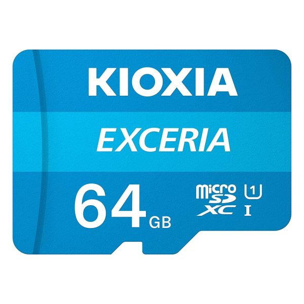 Kioxia 64GB Exceria U1 Class 10 microSD