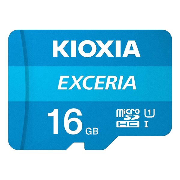 Kioxia 16GB Exceria U1 Class 10 microSD