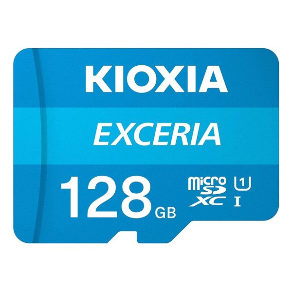 Kioxia 128GB Exceria U1 Class 10 microSD