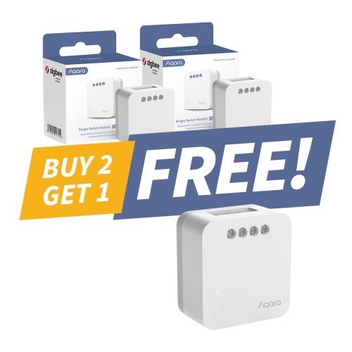 Aqara Single Switch Module T1 (Limited Offer - Three Modules For Price of Two)