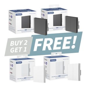 Aqara Smart Wall Switch H1 (Limited Offer – Three Switches For Price of Two)