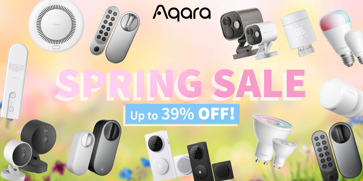 Aqara spring sale - up to 39% off!